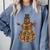 Christmas Snowman Made Of Books Holiday Reading Xmas Comfort Colors Sweatshirt Denim