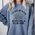 I Closed My Book To Be Here Book Lover Floral Reading Woman Comfort Colors Sweatshirt Denim