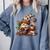 Coffee And Book Reading Accessories For Book Lovers Gnome Comfort Colors Sweatshirt Denim