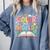 Color Our World Book Reading Program 2026 Summer Comfort Colors Sweatshirt Denim