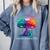 Color Our World Summer Reading 2025 Tree Book Lover Camping Comfort Colors Sweatshirt Denim