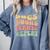 Colorful Dogs Books Plants Repeat Comfort Colors Sweatshirt Denim