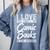 Comic Book Comfort Colors Sweatshirt Denim