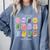 Cool Kids Read Books School Librarian Reading Teacher Comfort Colors Sweatshirt Denim