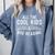All The Cool Kids Are Reading Book Lover Bookworm Reader Comfort Colors Sweatshirt Denim