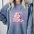 Coquette Aesthetic Bow Buy Me Books & Tell Me I'm Pretty Comfort Colors Sweatshirt Denim