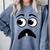 Creepy Face Carrot Halloween Book Character Costume Comfort Colors Sweatshirt Denim