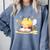 Cute Bee Reading Book Teacher Student Reader Graphic For Men Women Kids Comfort Colors Sweatshirt Denim