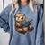 Cute Book Sea Otter Comfort Colors Sweatshirt Denim