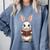 Cute Bookworm Bunny Reading For Kids And Teachers Comfort Colors Sweatshirt Denim Cute Bookworm Bunny Reading For Kids And Teachers Comfort Colors Sweatshirt Denim