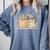 Cute Cat Sleeping On Books Comfort Colors Sweatshirt Denim