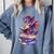 Cute Dragon Read Books Be Kind Stay Weird Book Lover Comfort Colors Sweatshirt Denim