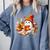 Cute Ghost Reading Book Lovers Halloween Pumpkin Women Girls Comfort Colors Sweatshirt Denim Cute Ghost Reading Book Lovers Halloween Pumpkin Women Girls Comfort Colors Sweatshirt Denim