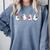 Cute Ghosts Reading Books Lover Spooky Season Halloween Comfort Colors Sweatshirt Denim