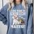 Cute Glasses Read Books & Pet My Maltese Lover Comfort Colors Sweatshirt Denim