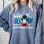 Cute Snowman Let It Snow I Have Books Reader Comfort Colors Sweatshirt Denim