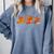 Cute Turkey Reading Book Librarian Bookworm Thanksgiving Men Comfort Colors Sweatshirt Denim