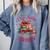 Dear Santa Only My Books Were Naughty Comfort Colors Sweatshirt Denim