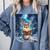 Deer Reads Book Women Girls Reindeer Comfort Colors Sweatshirt Denim Deer Reads Book Women Girls Reindeer Comfort Colors Sweatshirt Denim