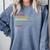 Dog Loving Coffee Drinking Book Reading Social Justice Comfort Colors Sweatshirt Denim