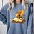 Dragon Fantasy Book Lover Bookish Reader Bookworm Wildflower Comfort Colors Sweatshirt Denim
