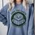 Earth Day 2025 Save Earth It´s Only Planet With Books Reader Comfort Colors Sweatshirt Denim