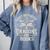 Easily Distracted By Books & Dragons Bookworm Reading Comfort Colors Sweatshirt Denim
