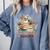 Easily Distracted By Books Book Wildflowers Book Lovers Comfort Colors Sweatshirt Denim