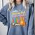 Easily Distracted By Cats And Books Book & Cat Lover Comfort Colors Sweatshirt Denim