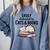Easily Distracted By Cats And Books Cute Book Lover Comfort Colors Sweatshirt Denim