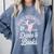 Easily Distracted By Dance And Books Ballet Fun Comfort Colors Sweatshirt Denim