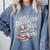 Easily Distracted By Dogs And Books Reader Animal Dog Comfort Colors Sweatshirt Denim