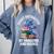 Easily Distracted By Dragons And Books Comfort Colors Sweatshirt Denim