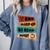 Eat Sleep Read Repeat Reading Books Reader Bookworm Comfort Colors Sweatshirt Denim