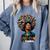 Education Is Freedom History Month Teacher Books Afro For Men Women Comfort Colors Sweatshirt Denim
