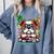 English Bulldog Reading a Book Dog Comfort Colors Sweatshirt Denim