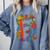 Equal Rights Book Flower Resist Feminist LGBTQ Floral Comfort Colors Sweatshirt Denim