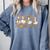 Fall Goose Reading Book Teacher Autumn Pumpkin Cozy Season Comfort Colors Sweatshirt Denim