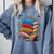 Fantasy Drama Tragedy Books Subtle Reader Librarian Flower Comfort Colors Sweatshirt Denim