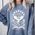 Fantasy Drama Tragedy Dragon Book Magic Gothic Moon Phases Comfort Colors Sweatshirt Denim
