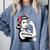 Female Librarian Rosie Riveter Book Guardian Woman Comfort Colors Sweatshirt Denim