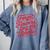 Forget Flowers Buy Me Books Comfort Colors Sweatshirt Denim