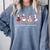 Forget Flowers Buy Me Books Valentine Goose Book Lover Comfort Colors Sweatshirt Denim
