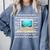 Frutiger Aero Aesthetic Tech The Future That Was Promised Comfort Colors Sweatshirt Denim