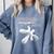 Frutiger Aero Y2K Fashion Trends Statement Piece Tech Orb Comfort Colors Sweatshirt Denim