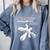Frutiger Aero Y2K Fashion Trends Statement Piece Tech Orb Premium Tri-Blend Comfort Colors Sweatshirt Denim