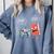 Gamer Book Lover Girl Women Bookworm Video Gaming Daughter Comfort Colors Sweatshirt Denim