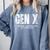 Gen X Caffeine Sarcasm 90s Nostalgia Men Women Graphic Comfort Colors Sweatshirt Denim