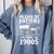 Gentle Nostalgia Plea Please Be Patient I'm From The 1900s Comfort Colors Sweatshirt Denim