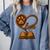 Girl Who Loves Dogs & Books Heart Dog Lover Reader Reeding Comfort Colors Sweatshirt Denim